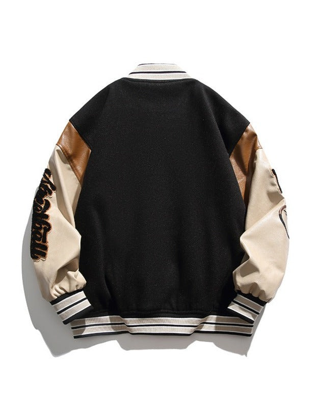 ALTYNAL Embroidered Varsity Baseball Jacket