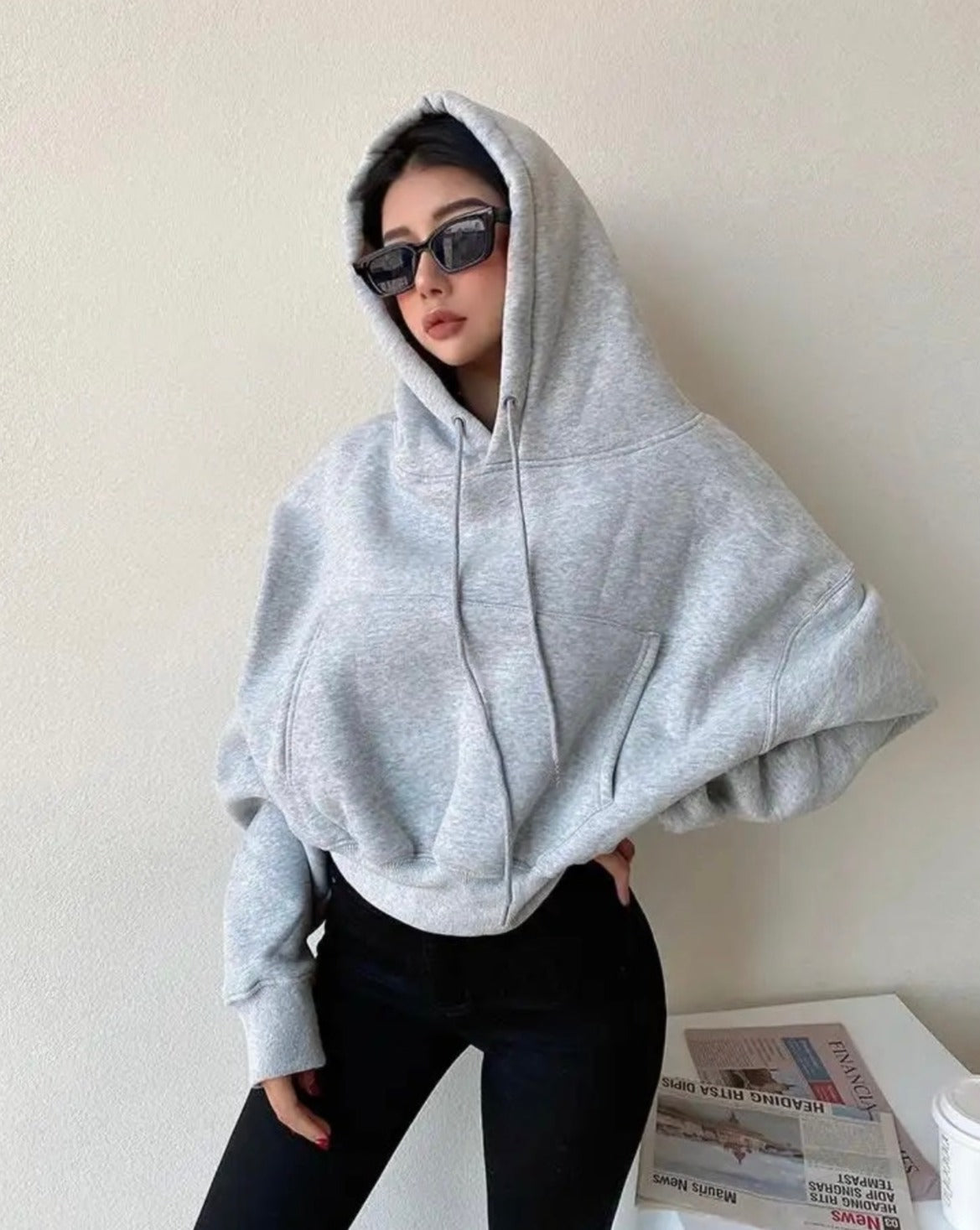 Casual Pullover Fleece Hoodie