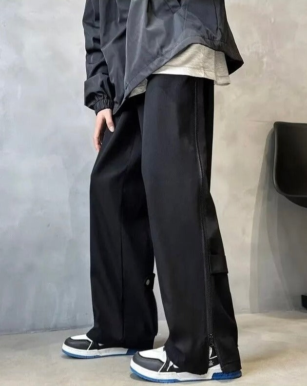 Side Zipper Trousers