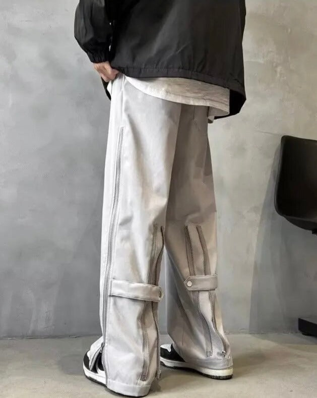 Side Zipper Trousers