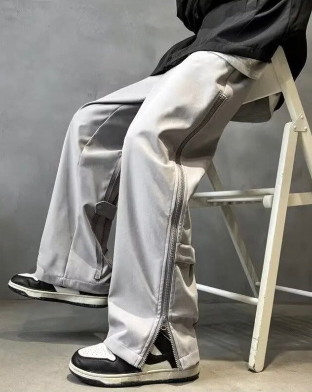 Side Zipper Trousers