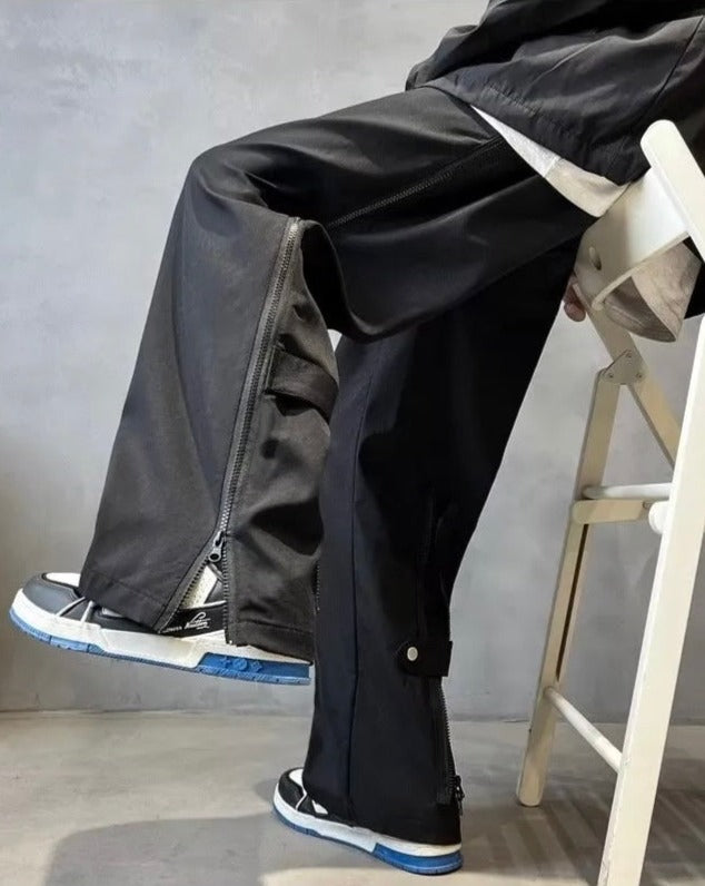 Side Zipper Trousers