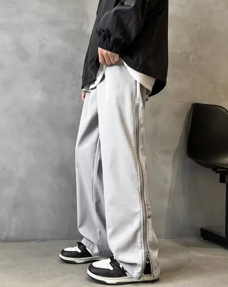 Side Zipper Trousers