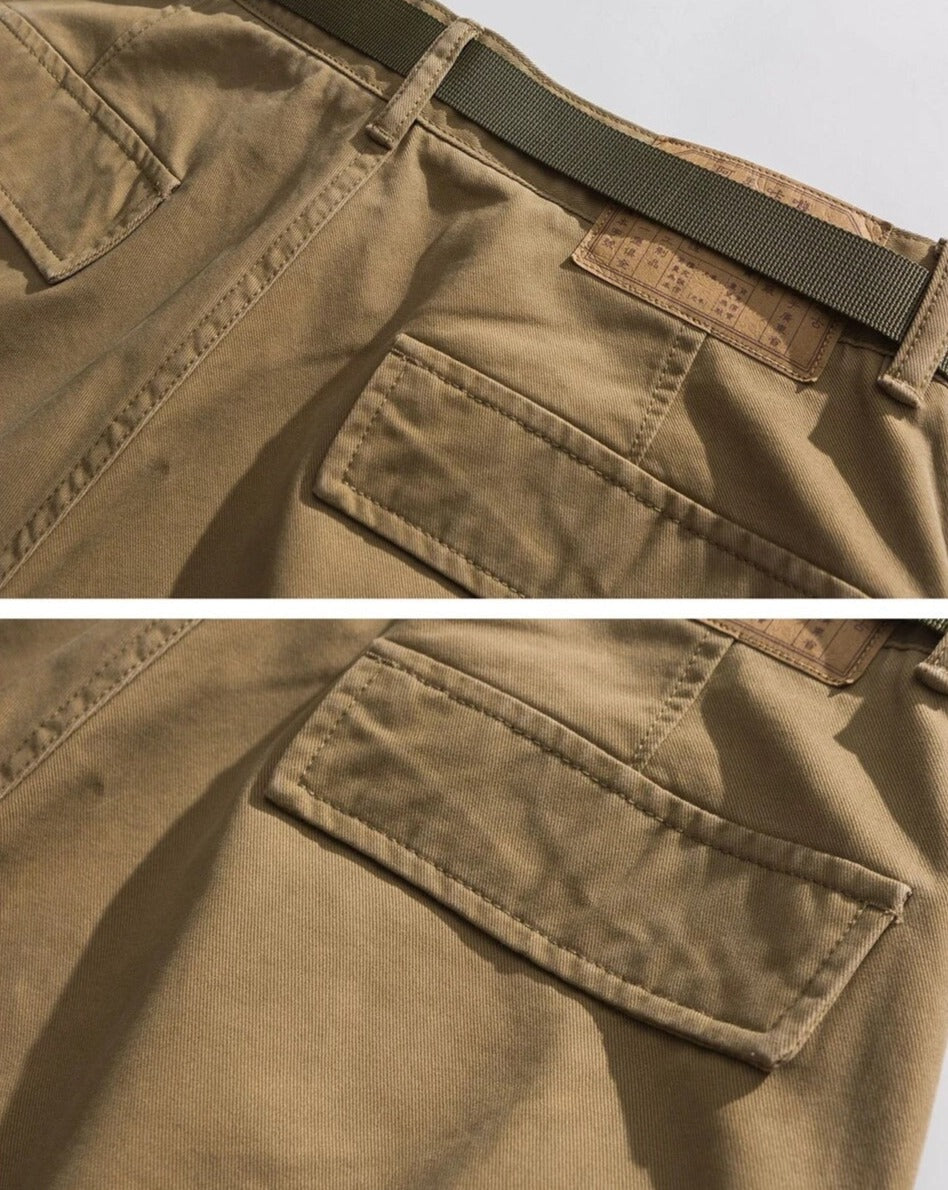 Multi-Pockets Military Camouflage Cargo Shorts