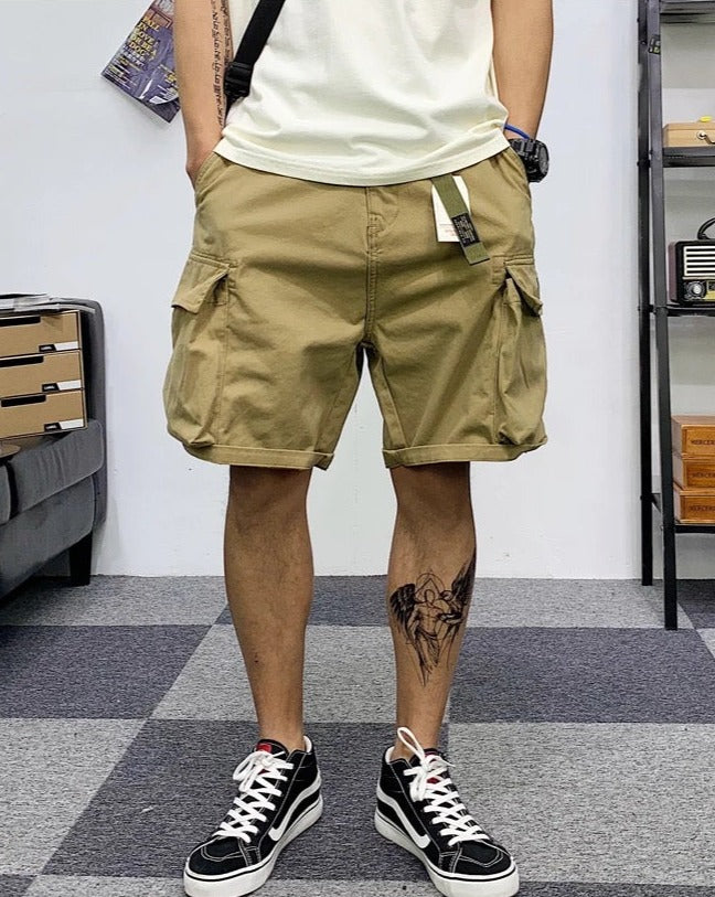 Multi-Pockets Military Camouflage Cargo Shorts