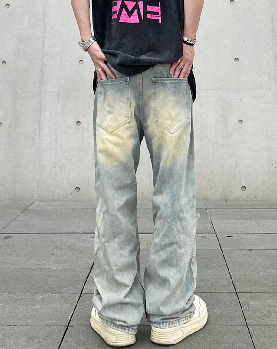 Distressed Baggy Ripped Jeans – Bive Culture