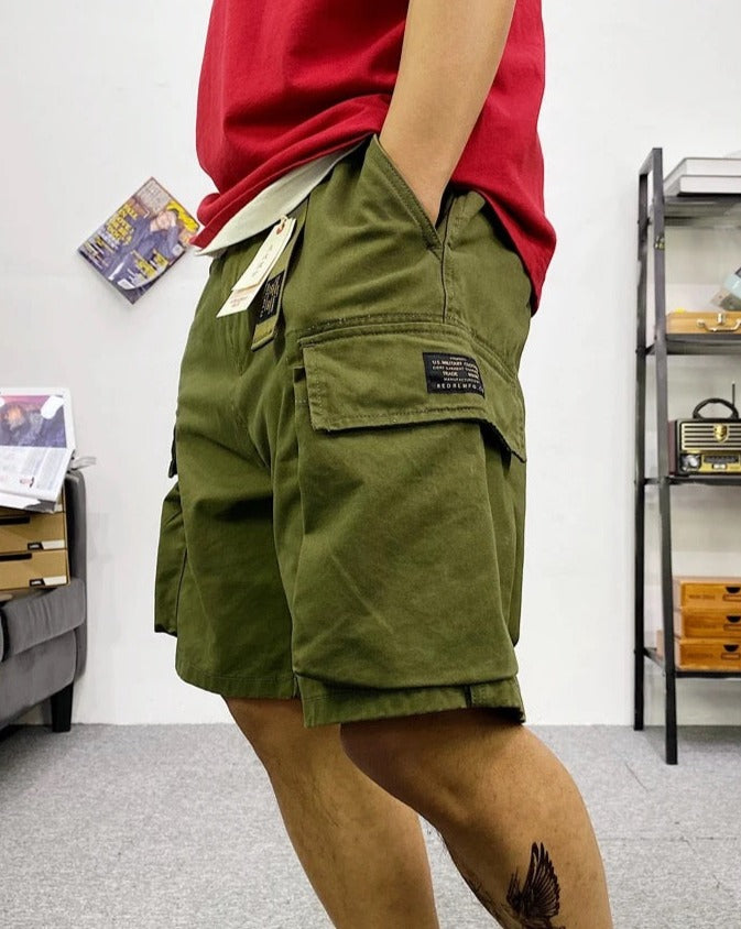 Multi-Pockets Military Camouflage Cargo Shorts