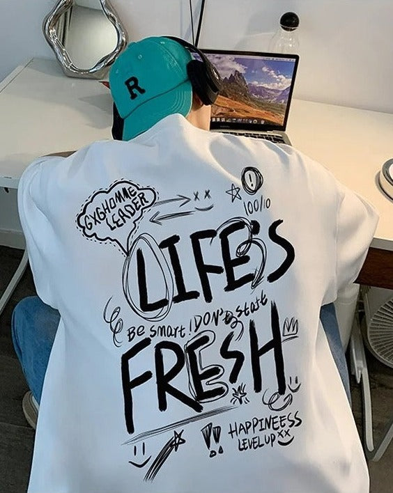 Life's Fresh Print T-Shirt