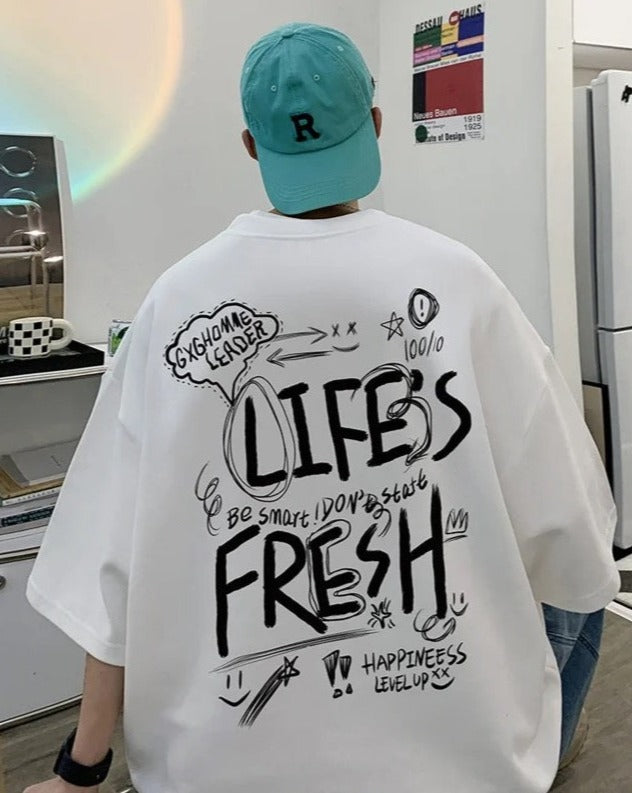 Life's Fresh Print T-Shirt