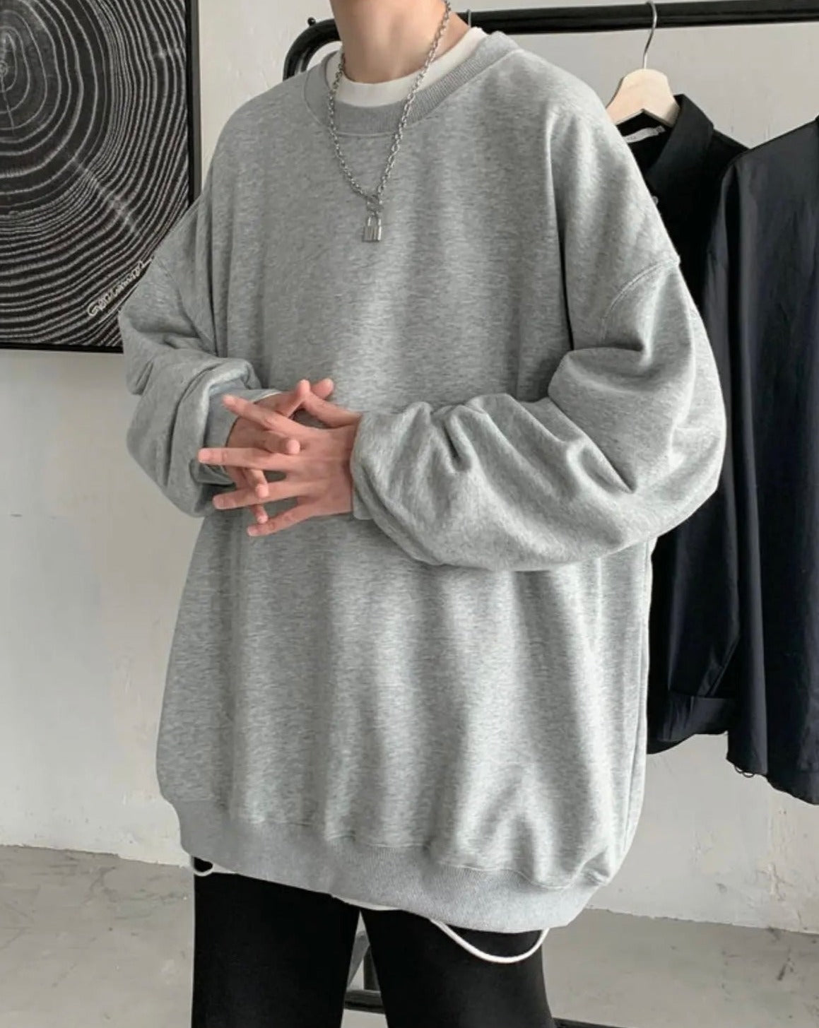 Solid Casual Sweatshirt