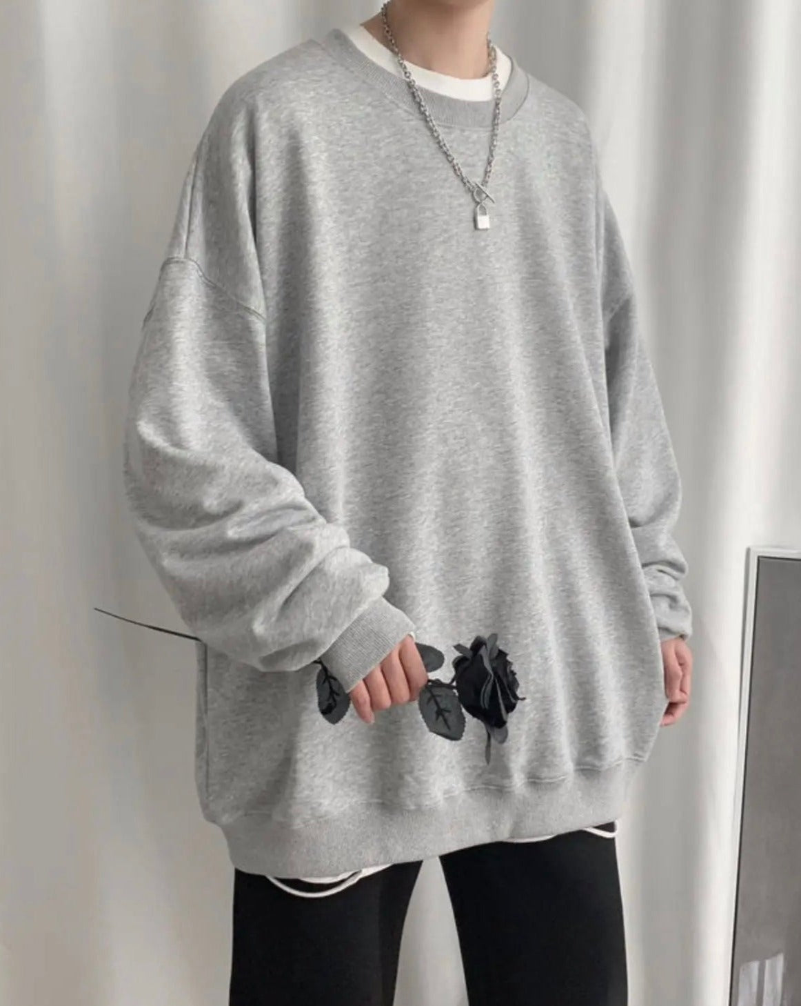 Solid Casual Sweatshirt