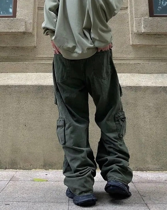 Multi-pockets Vintage Cargo Pants