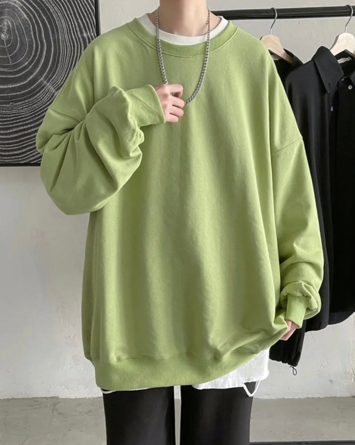 Solid Casual Sweatshirt