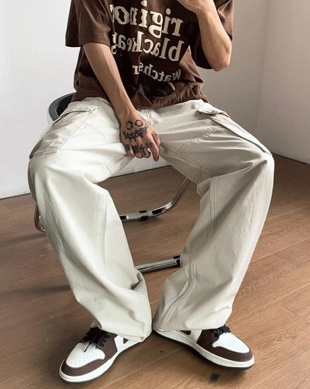 Loose Trousers Cargo Pants