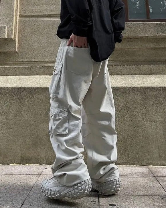 Multi-pockets Vintage Cargo Pants