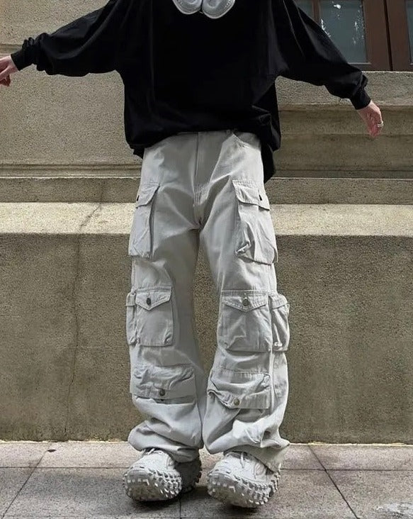 Multi-pockets Vintage Cargo Pants