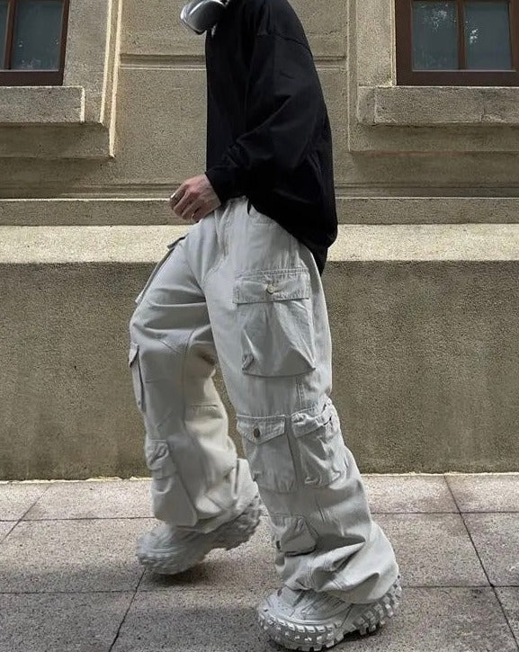 Multi-pockets Vintage Cargo Pants