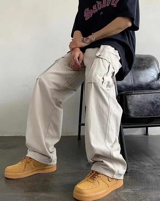 Loose Trousers Cargo Pants